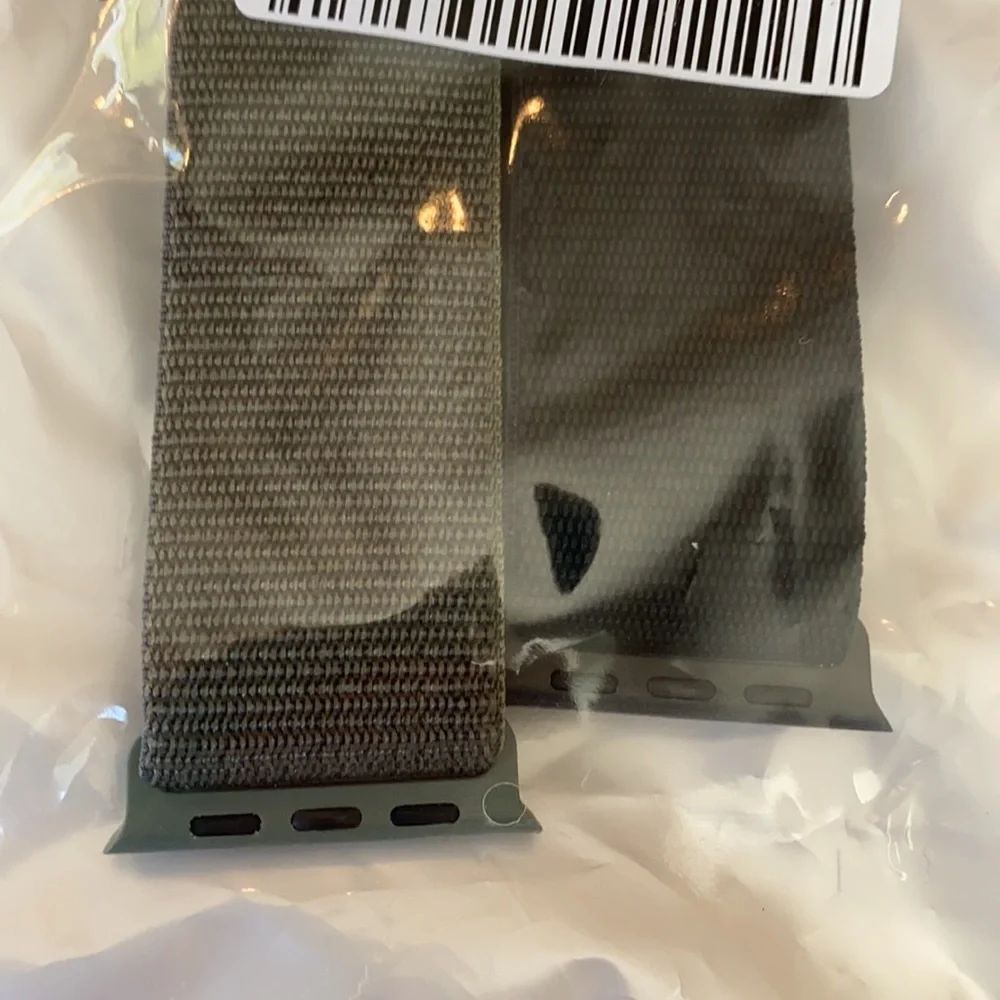 NWT GIROVO 2 Pack Alpine Loop Apple Watch Bands Black / Army Green